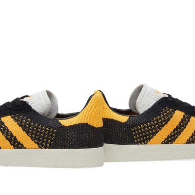 Adidas Originals Adidas Black And Yellow Gazelle Primeknit Sneakers |  ModeSens