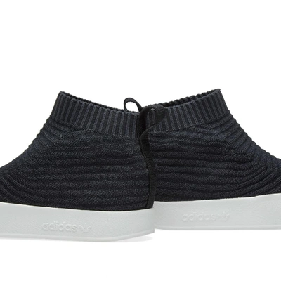 Adidas Originals Adidas Adilette Pk Sock In Black | ModeSens
