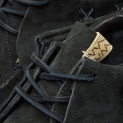 Shop Visvim Fbt Veggie Suede In Black