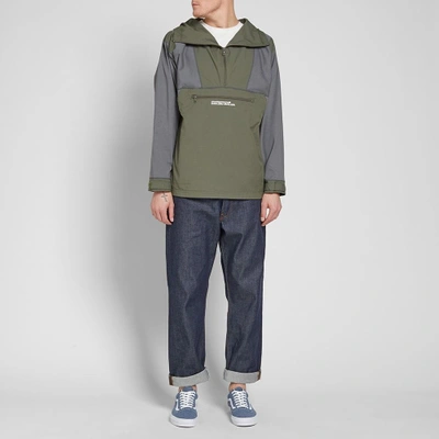 Shop Wtaps Drag-on Hooded Jacket In Green