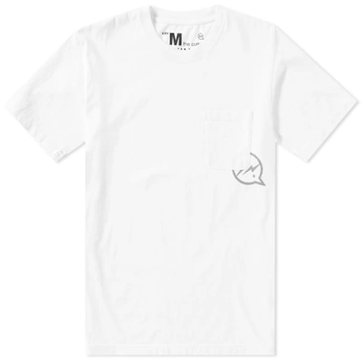 Shop Vanquish Denim By  & Fragment Icon Pocket Tee In White