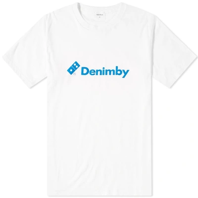 Shop Vanquish Denim By  & Fragment Domino Logo Tee In White