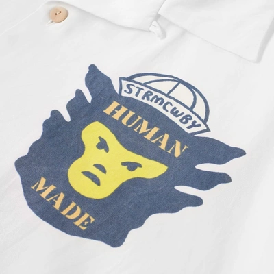 Shop Human Made Yokosuka Anchor Shirt In White