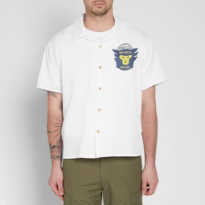 Shop Human Made Yokosuka Anchor Shirt In White