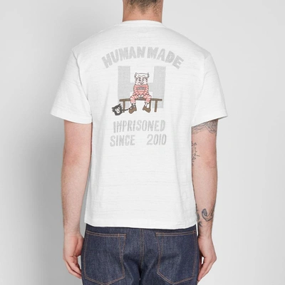 Shop Human Made Back Print Pocket Tee In White