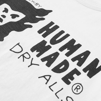 Shop Human Made Wide Logo Tee In White