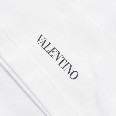 Shop Valentino Hotel Motel Print Tee In White