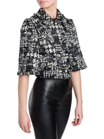 Shop Dolce & Gabbana Cropped Tweed Jacket