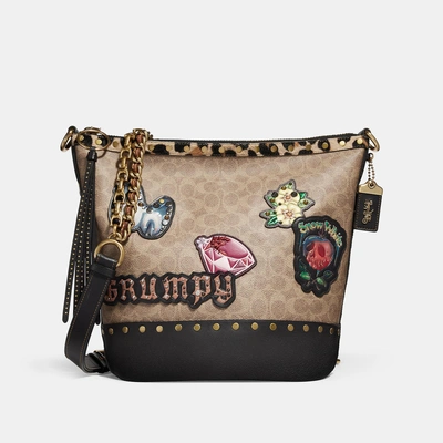 Coach Disney X Snow White Signature Patchwork Duffel Bag In Tan ModeSens