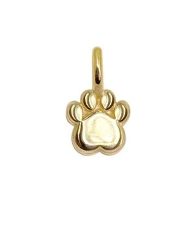 Shop Alex Woo Mini Paw Charm In Gold