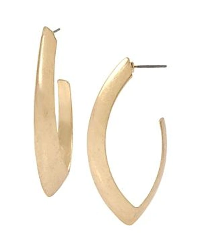 Shop Robert Lee Morris Soho Geo Open Hoop Drop Earrings In Gold