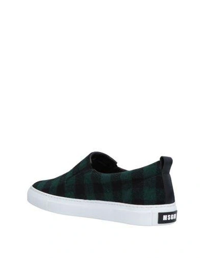 Shop Msgm Sneakers In Green