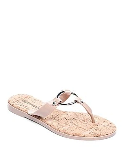 Shop Bernardo Women's Jelly Ring Thong Sandals In Blush