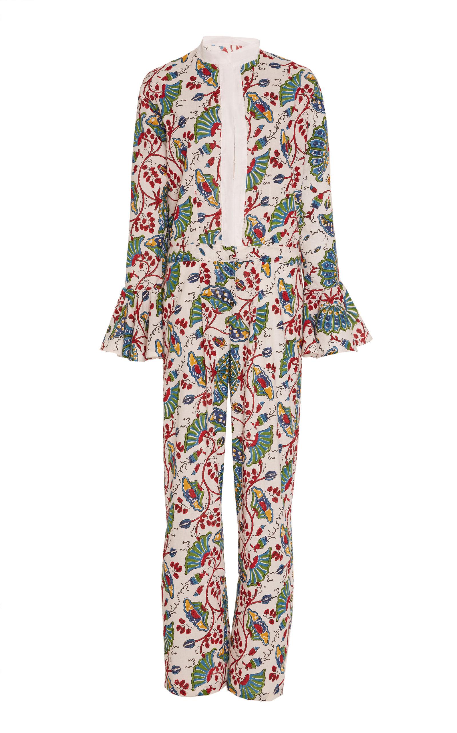 block print jumpsuit