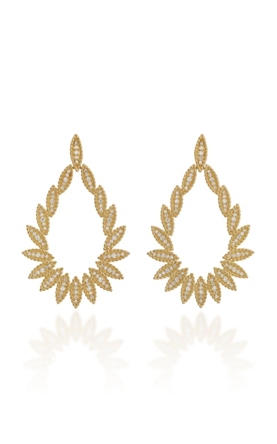 Shop Carla Amorim Chama Earrings In Gold