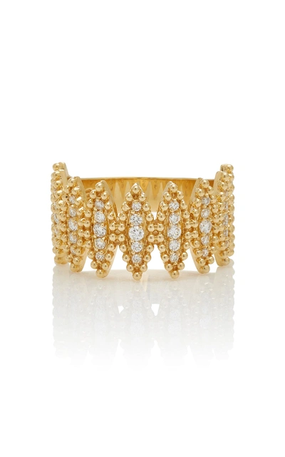 Shop Carla Amorim Chama Ring In Gold