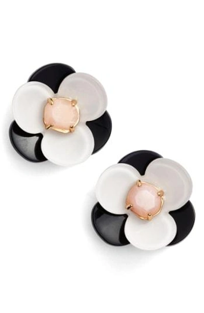 Shop Kate Spade Pick A Posy Stud Earrings In Neutral Multi