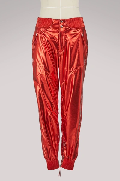 Shop Isabel Marant Aruso Pants In Metal Red