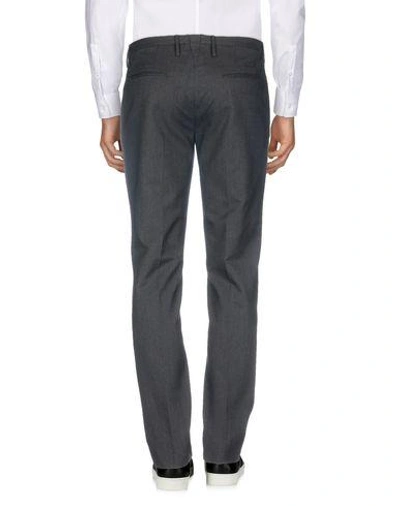 Shop Incotex Man Pants Steel Grey Size 38 Cotton, Wool