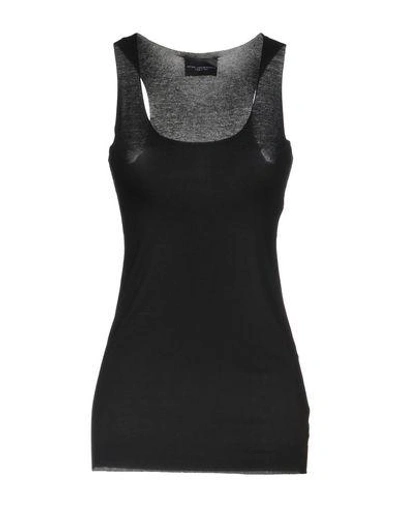 Shop Atos Lombardini Tank Top In Black