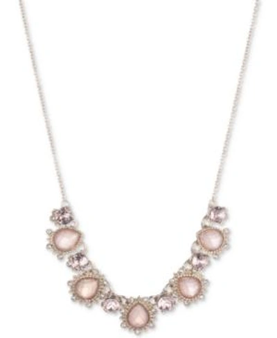 Shop Marchesa Gold-tone Multi-crystal Collar Necklace, 16" + 3" Extender