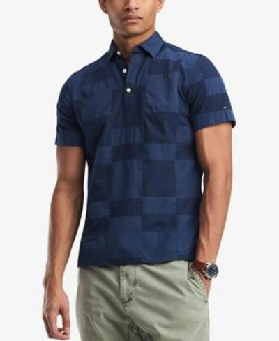 Shop Tommy Hilfiger Men's Classic Fit Patchwork Polo In Multi
