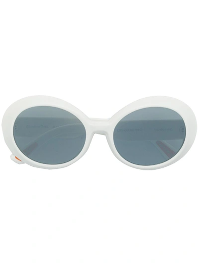 Shop Christian Roth Archive 1993 Sunglasses In White
