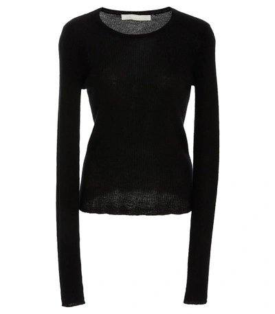Shop Marisa Witkin Fine Gauge Cashmere Sweater With Removable Turtleneck In Black
