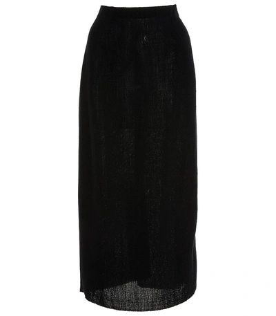 Shop Marisa Witkin Black H-line Skirt