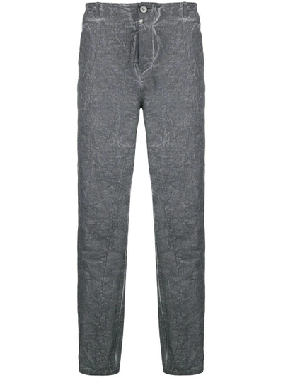 Shop Transit Crinkle Effect Trousers - Grey