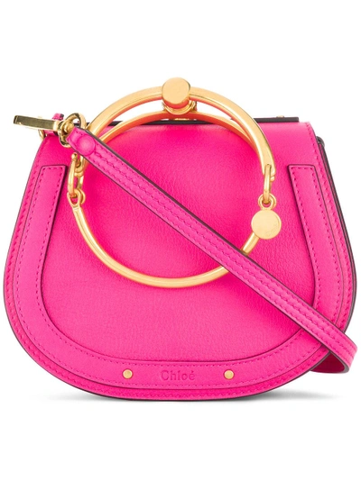 Shop Chloé Nile Small Bracelet Bag - Pink