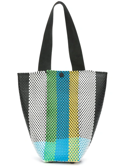 Shop Truss Nyc Colour-block Shopper Tote - Multicolour