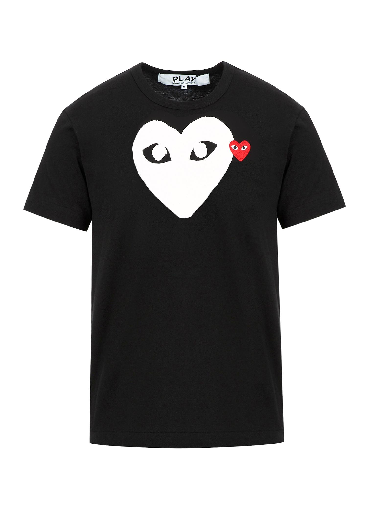 comme des garcons white heart