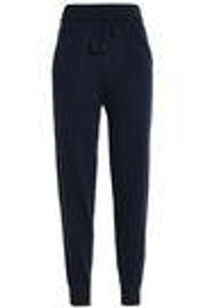 Shop N•peal Woman Cashmere Track Pants Midnight Blue