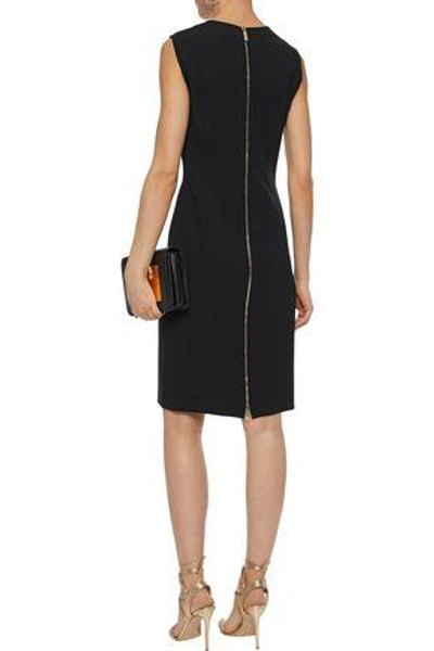 Shop Versace Woman Cady Dress Black