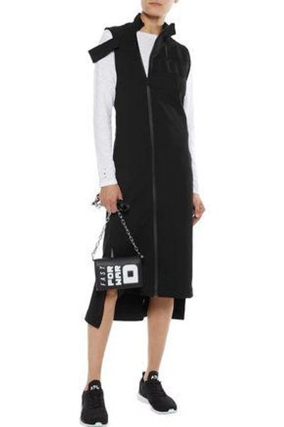 Shop Y-3 3-stripes Track Jersey Midi Dress In Black