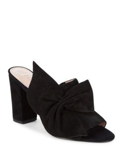 Shop Avec Les Filles Marie Suede Mules In Black