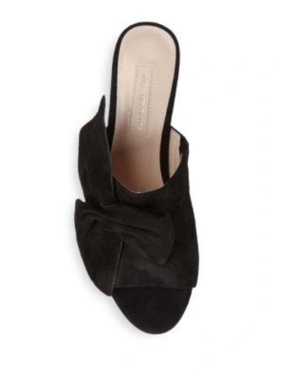 Shop Avec Les Filles Marie Suede Mules In Black