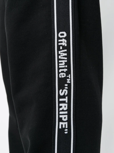 Shop Off-white Side Stripe Logo Track Trousers