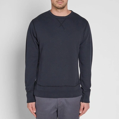 Shop Albam Classic Crew Sweat In Blue