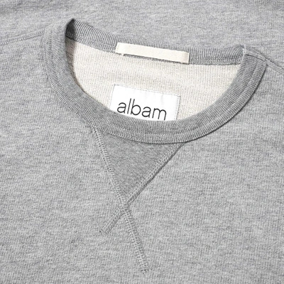 Shop Albam Classic Crew Sweat In Grey