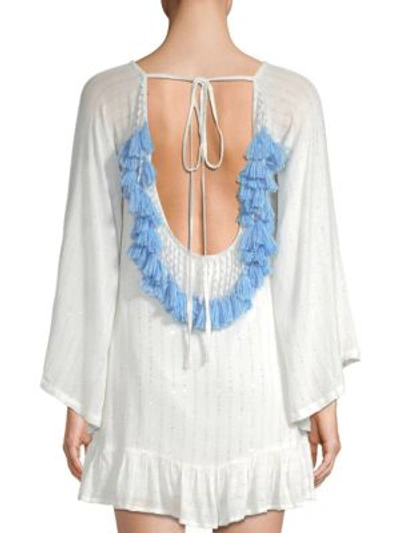 Shop Sundress Indiana Tassel Dress In White