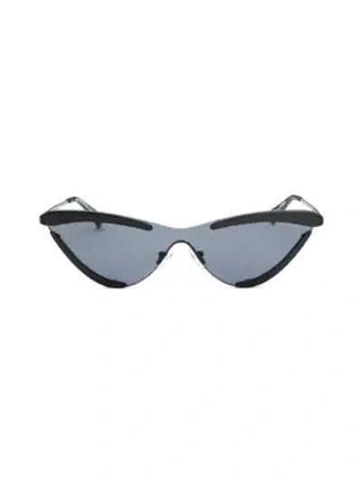 Shop Le Specs Adam Selman X  Luxe 142mm The Scandal Black Sunglasses