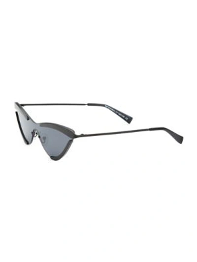 Shop Le Specs Adam Selman X  Luxe 142mm The Scandal Black Sunglasses