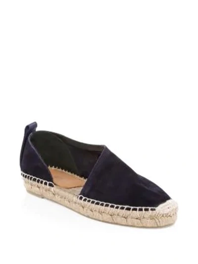 Shop Rag & Bone Delos Suede Espadrilles In Navy