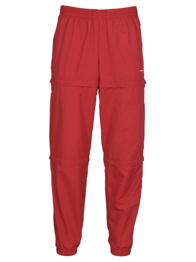 Shop Balenciaga Zipped Truck Pant In Red