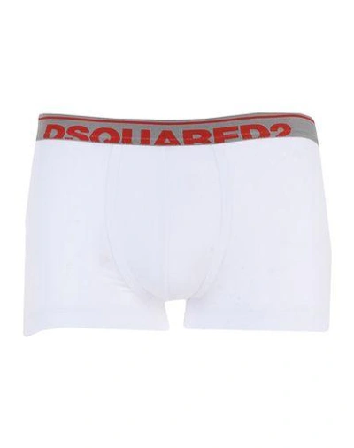 Shop Dsquared2 Boxer In White