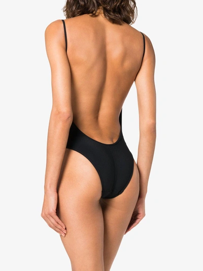 Shop Ack Fisico Low B Swimsuit In Bl
