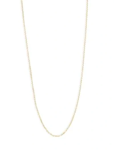 Shop Saks Fifth Avenue 14k Yellow Gold Single Strand Chain Necklace