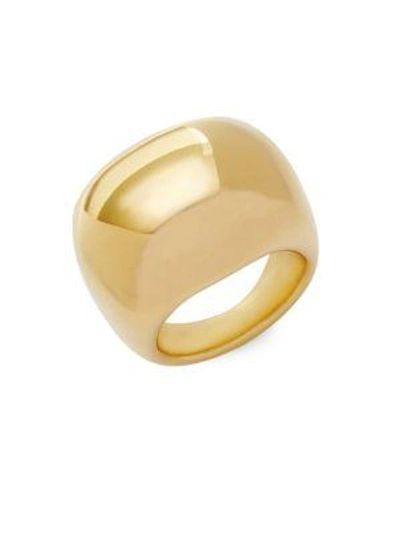 Shop Sphera Milano Made In Italy 14k Yellow Gold Bold Band Ring